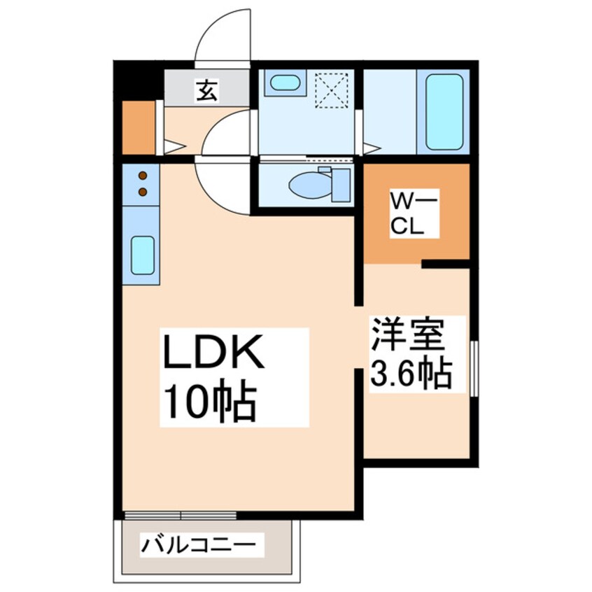 間取図 ラルーチェ松橋駅前