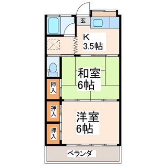 間取図 土田ハイツ