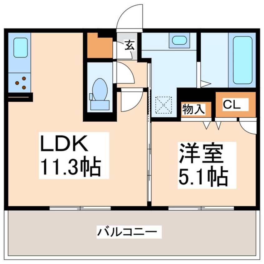 間取図 オッツ松橋