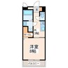 オレンジ 1Kの間取り