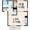 アウルズ・ヴィラ 1LDKの間取り