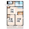 ハイムＭ　Ⅰ 2DKの間取り
