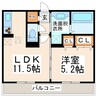 産交バス（熊本市）/野口郵便局前 徒歩5分 2階 築7年 1LDKの間取り