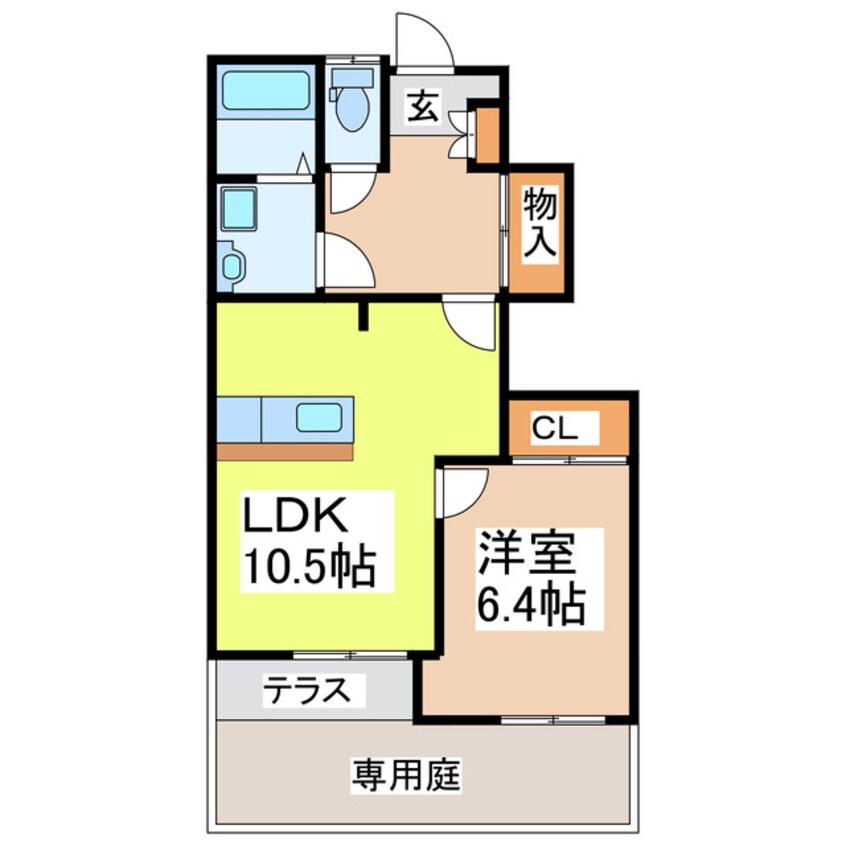 間取図 プレサスガーデン