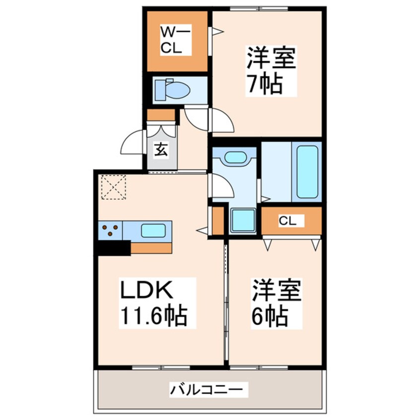 間取図 ルピナス（南区）