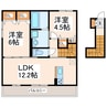 D-room monica 2LDKの間取り