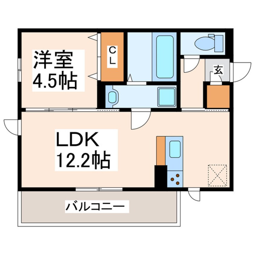 間取図 (仮称)D-ROOM島町