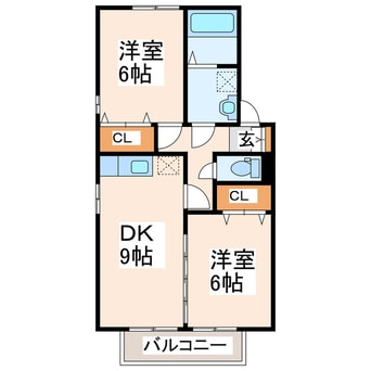 間取図 ローズコート　Ａ棟