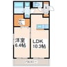 ヴィーナス・ヒルズ近見 1LDKの間取り