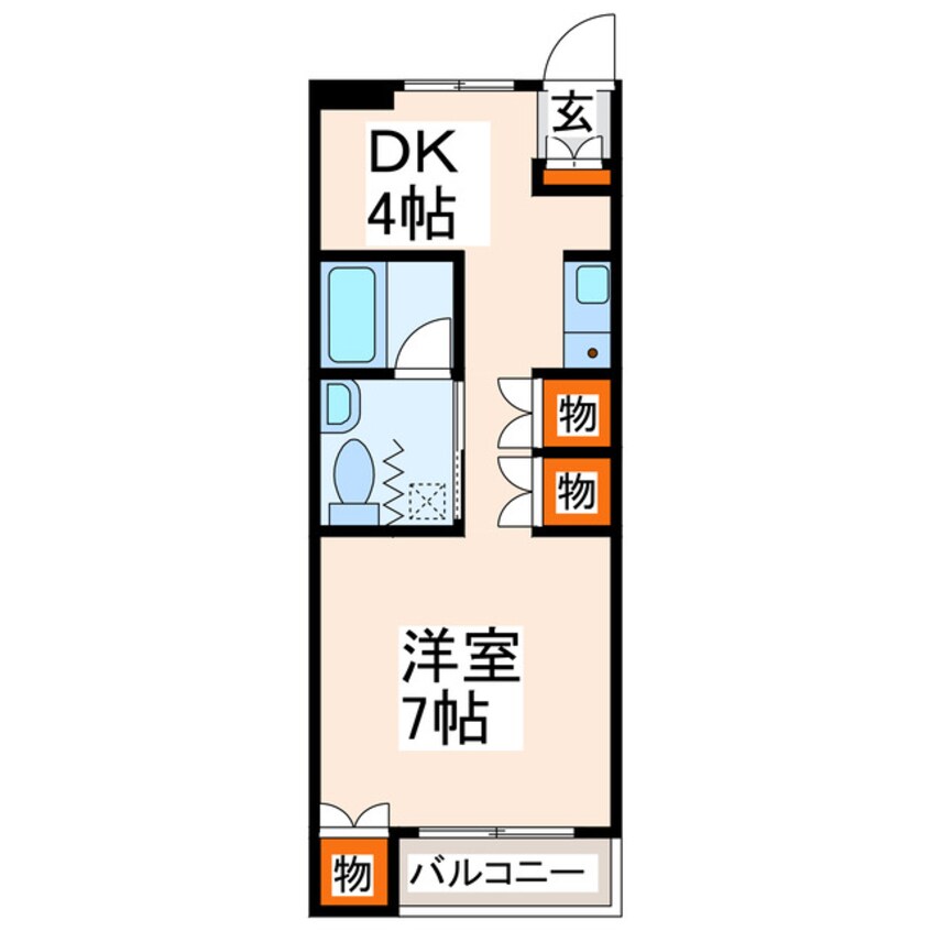 間取図 セントラル城南ホーム