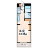 ROUND PURE21 1Rの間取り