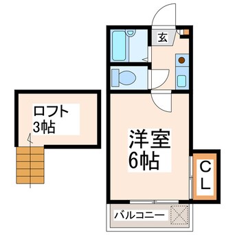 間取図 メゾン川尻