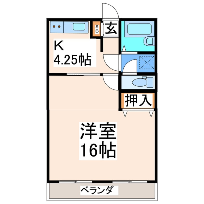 間取図 サンライフ高野