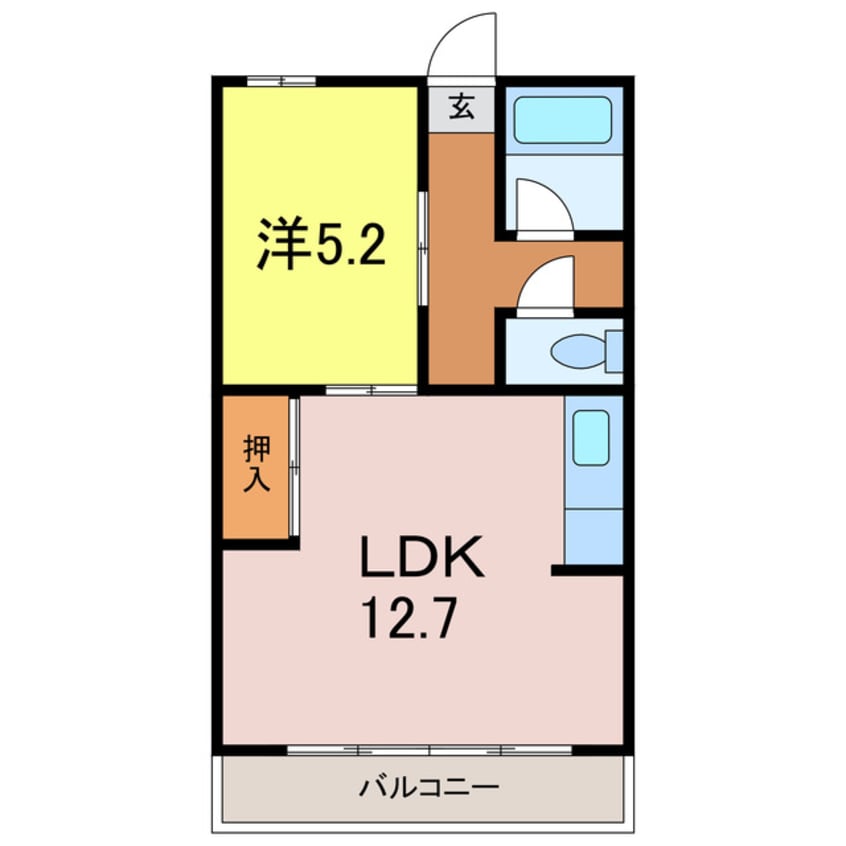 間取図 グラッセ高浜