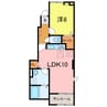 プレッソ 1LDKの間取り