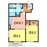 サンライト 2DKの間取り