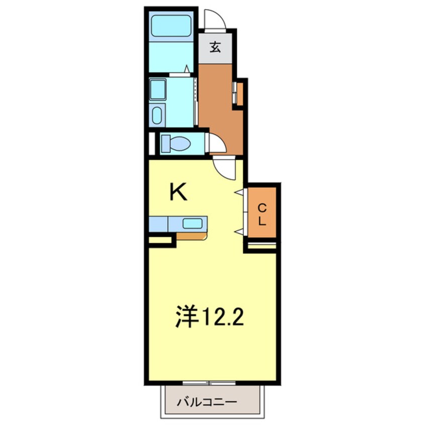 間取図 プルミエールＢ