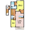 メゾン・ド・アン 1LDK+Sの間取り