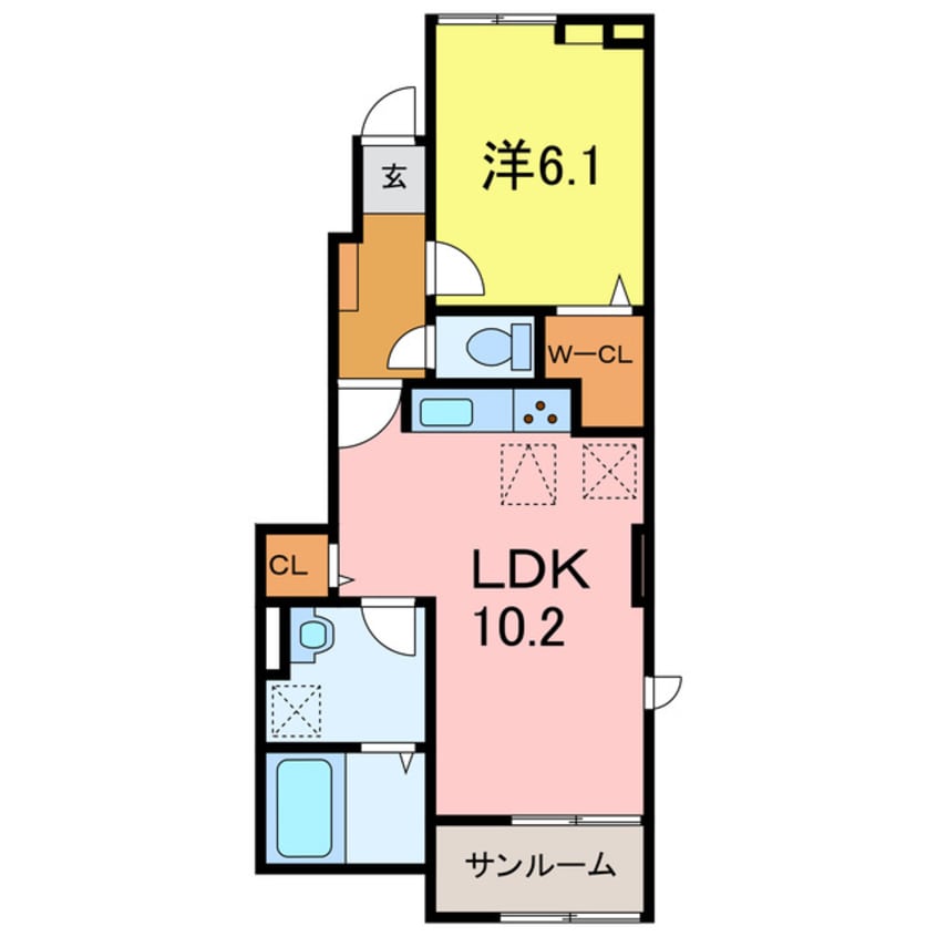 間取図 コルマール