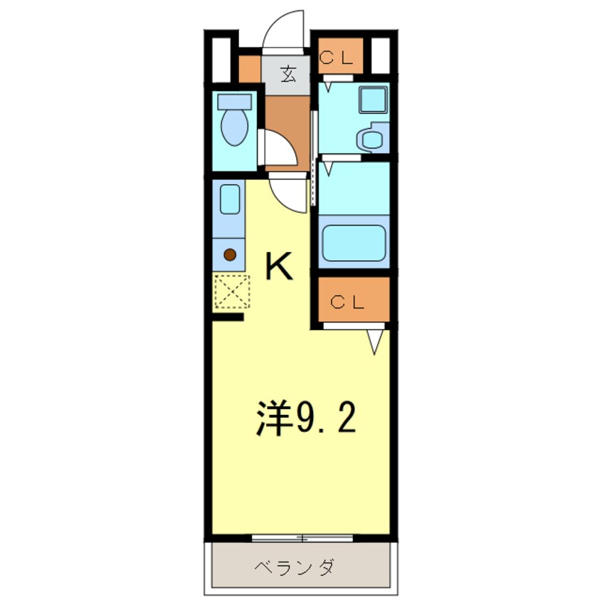 間取図 エスポワールⅡ