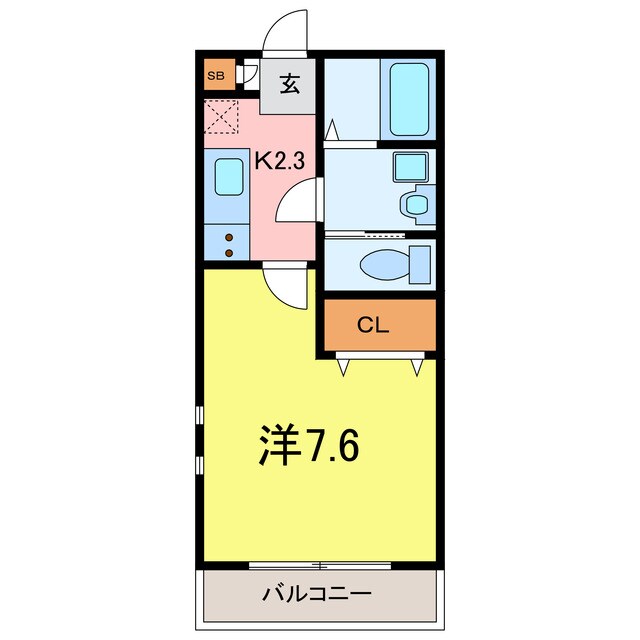 間取り図 プランドール柿碕