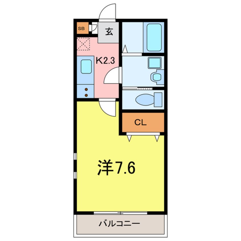 間取図 プランドール柿碕
