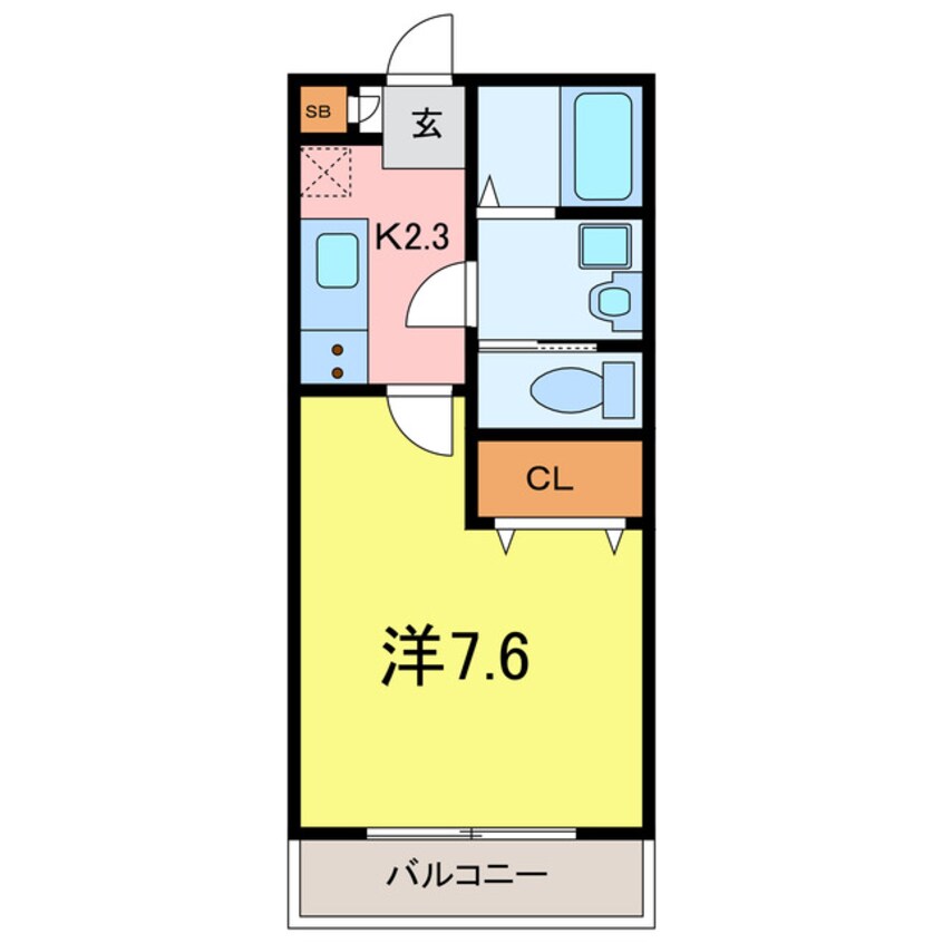 間取図 プランドール柿碕
