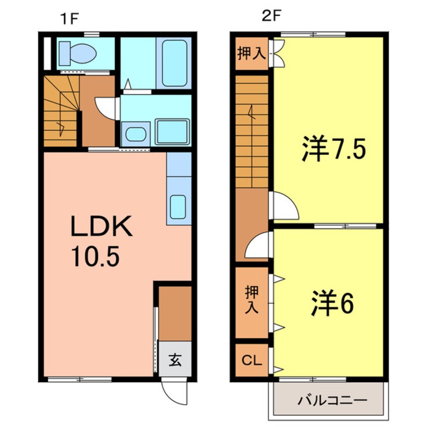 間取図 コンフォート西端