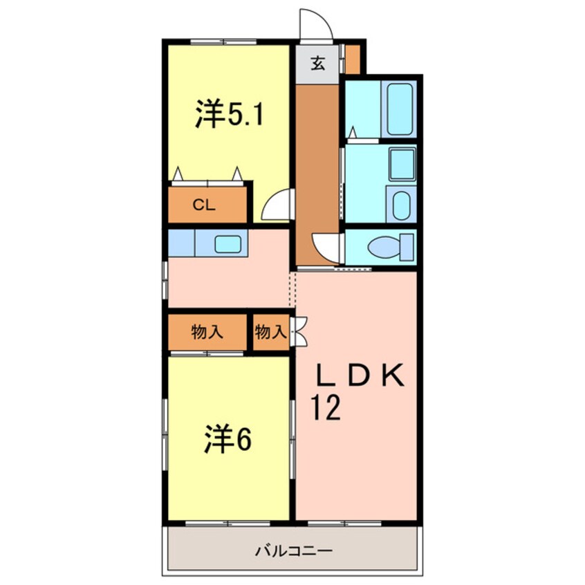 間取図 ファミーユ中山