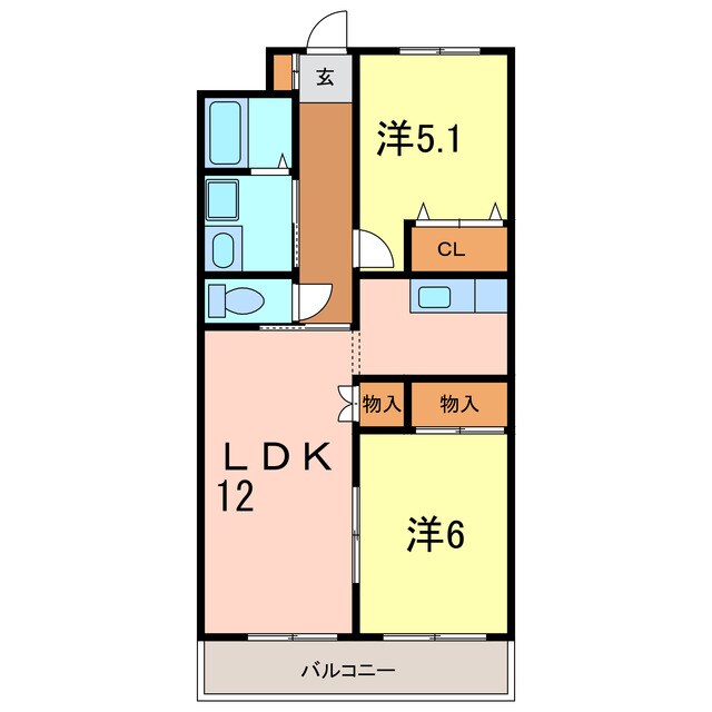 間取り図 ファミーユ中山