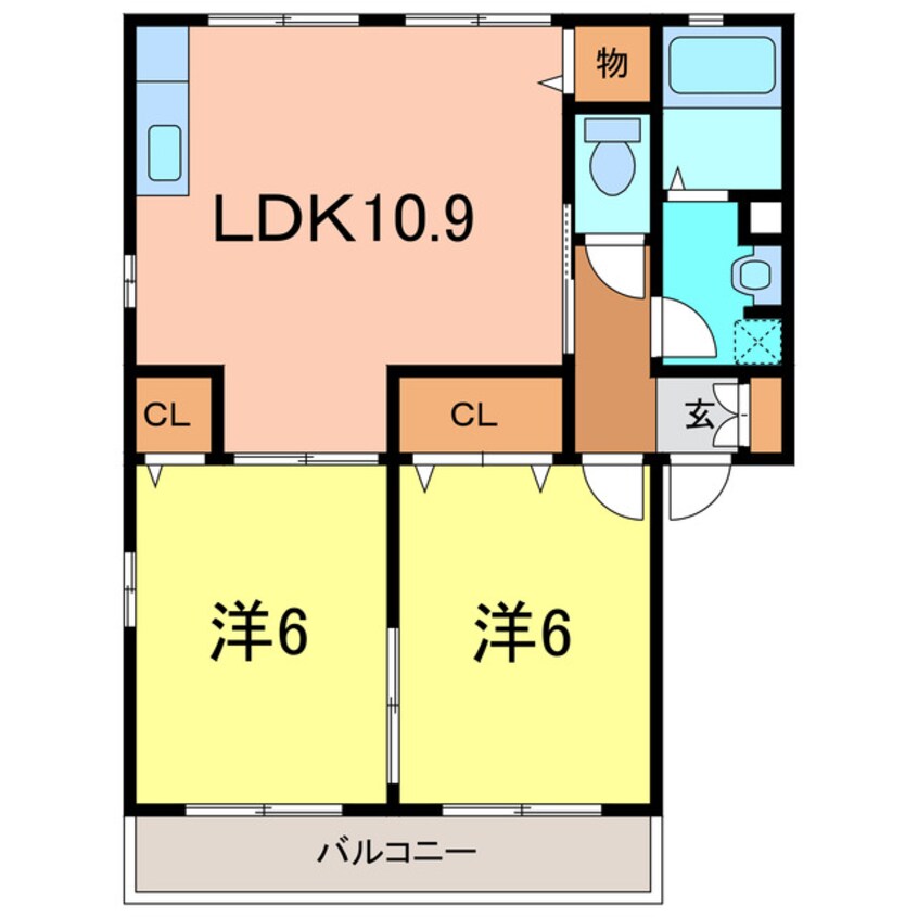 間取図 グランドオアシスＡ