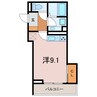 One's 1Rの間取り