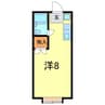 ユーゲントハイム 1Rの間取り