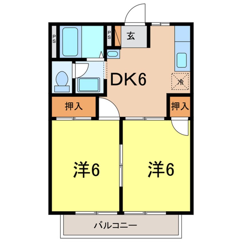 間取図 サンハイツ吉浜