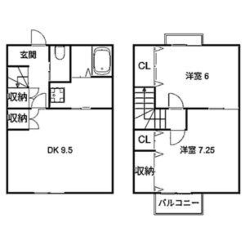 間取図 デュープレックス刈谷市駅南