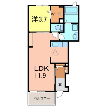 間取図 ヴィラ・ウエストＳ