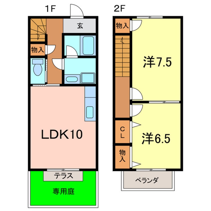 間取図 Branche　K&K　B