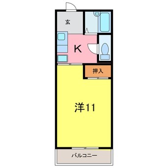 間取図 エブリワン東棟