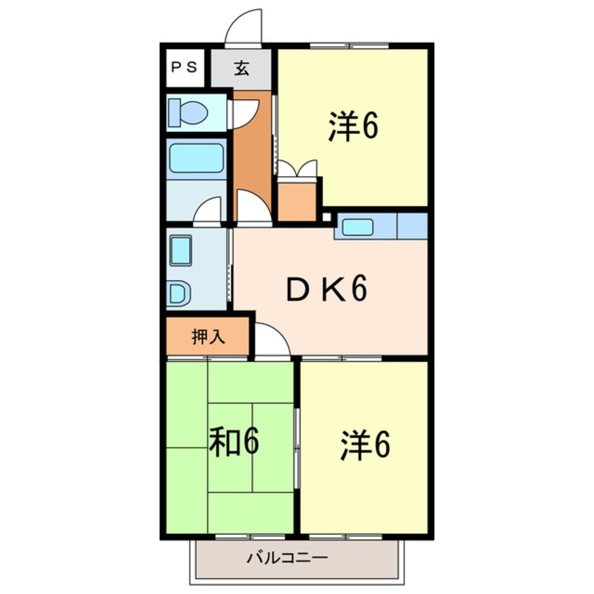 間取図 Surplus Ⅲ宝B