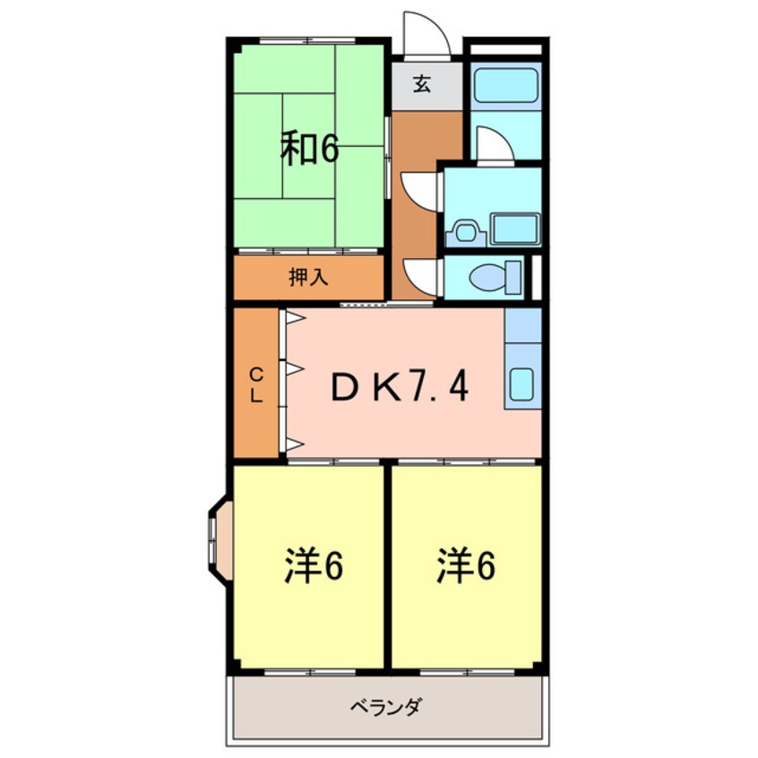 間取図 ウエストヒルズ