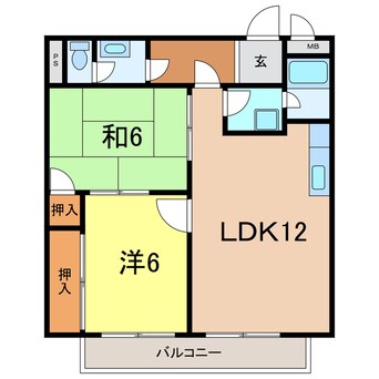 間取図 Surplus Two Amano