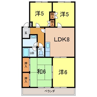 間取図 ひまわりハイツ