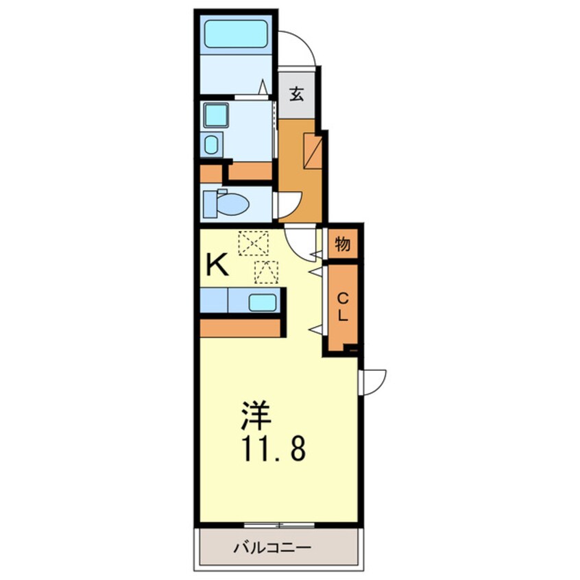 間取図 名鉄三河線/三河高浜駅 徒歩25分 1階 築6年