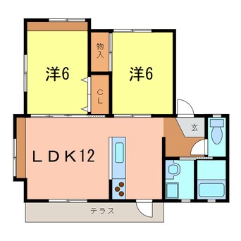 間取図 カーサグランデ