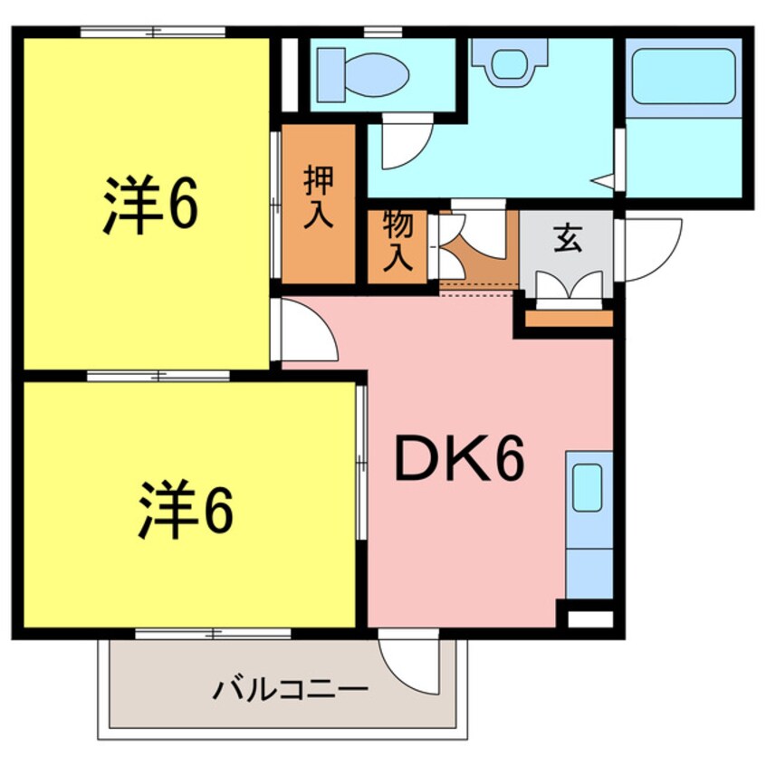 間取図 ラシーヌ