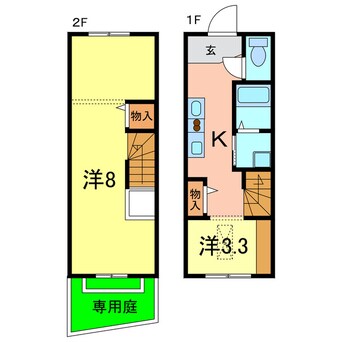 間取図 オキノ・Ａpartment