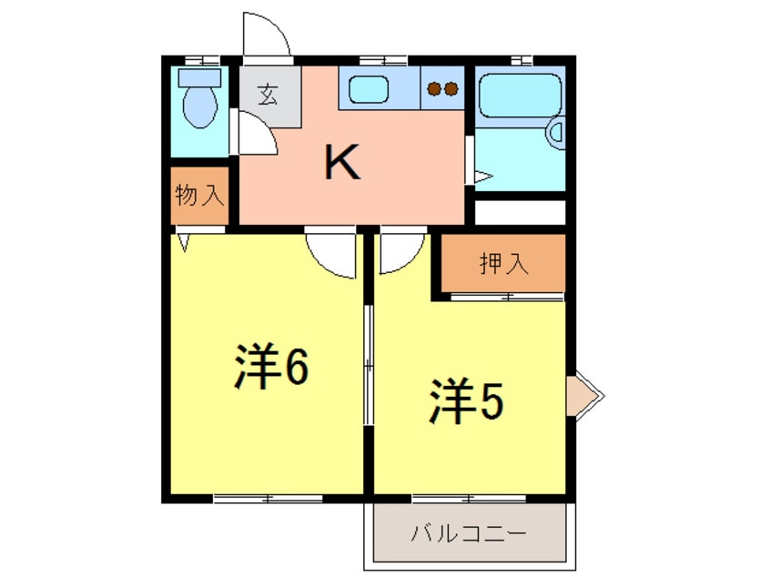 間取図 リバーサイド91