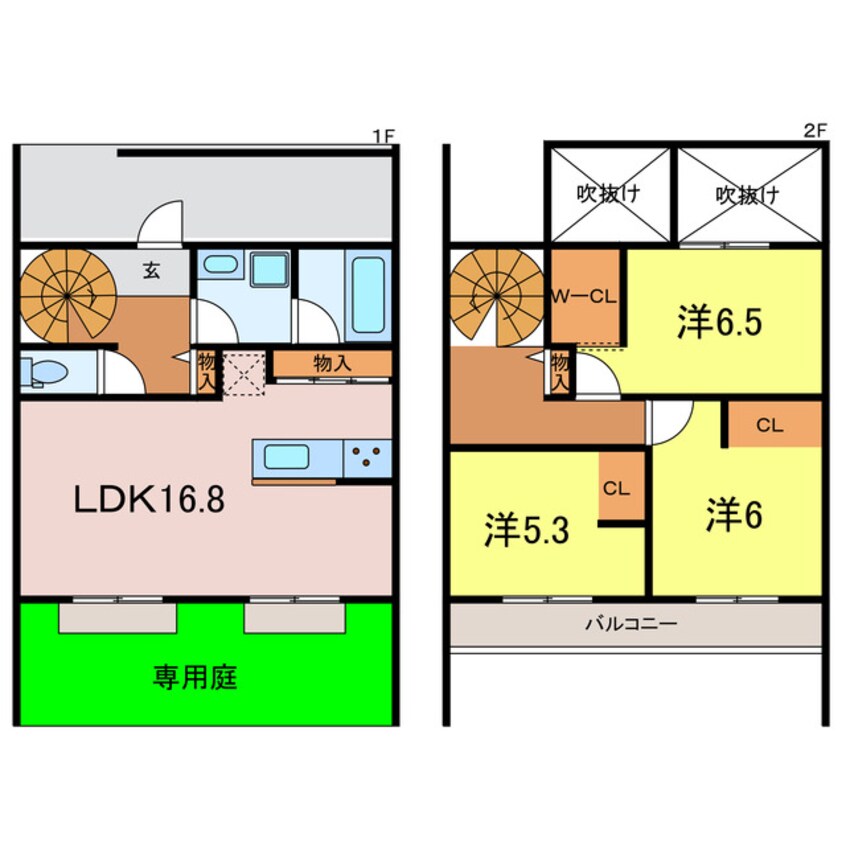 間取図 コロニーK　1