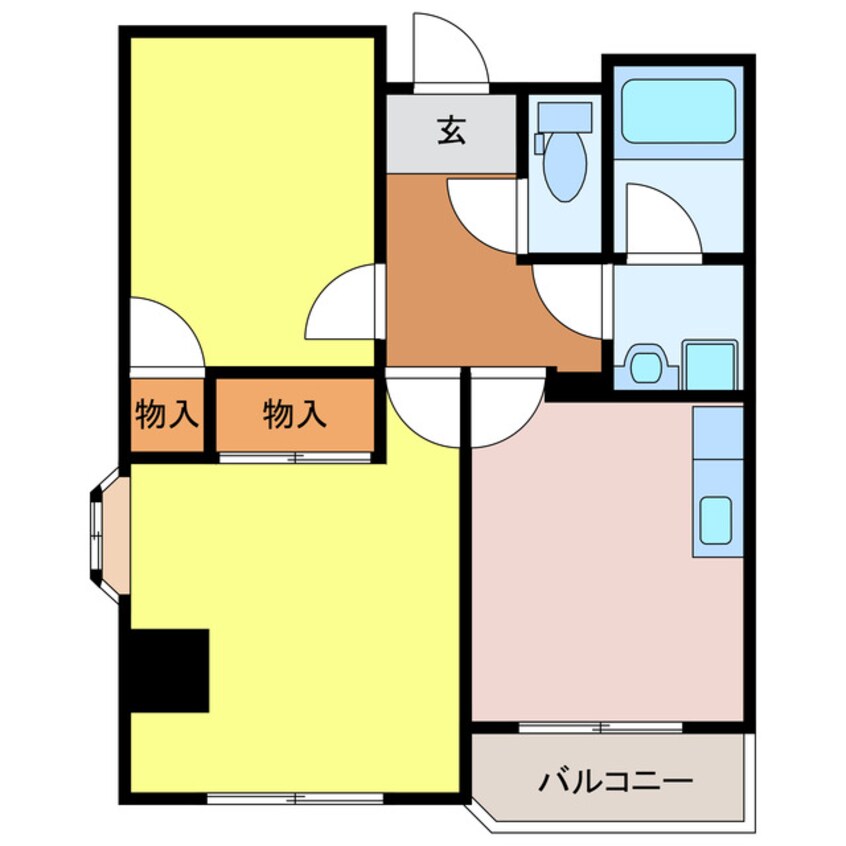 間取図 センチュリーコート緑
