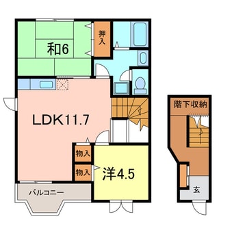 間取図 プラザ・ヴェルデA